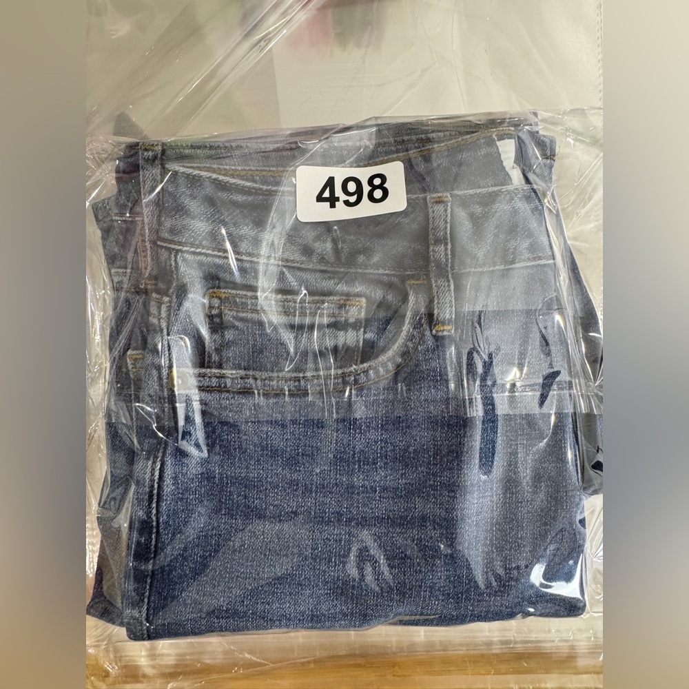 Frame Denim Size 28 Blue Bixby Le Crop Mini Bootcut High‎ Waisted Jeans Stretch - Picture 12 of 12
